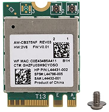 ASHATA Mini Scheda Wi-Fi, Modulo Wi-Fi 2.4/5.0GHz, Bluetooth 5.0 M.2 Scheda di Rete Wireless NGFF 802.11a/b/g/n/AC RTL8822CE, Supporto per 10/Linux/Android