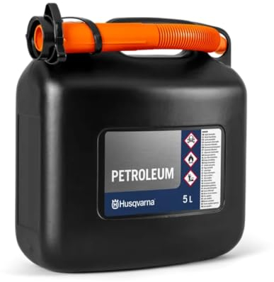 Tanica Husqvarna per carburante, benzina, miscela e oli, 5LT con beccucio flessibile