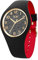 ICE-WATCH - Ice Loulou Black Glitter chic - Schwarze Damenuhr mit Plastikarmband - 022326 (Small)