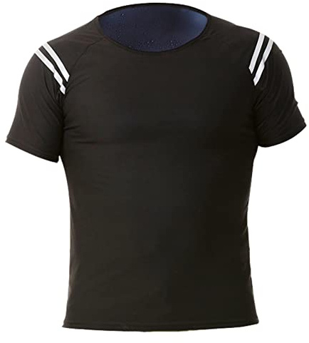 Sauna Shirt, Shapewear Slimming Shirt Workout Suit, Exercise Pullover Fitness Short Sleeve Heat Trapping Top, Sauna Tank Top Slimming Shirt Body, Sauna Sweat T-Shirt For Men Women Corset Gym Top