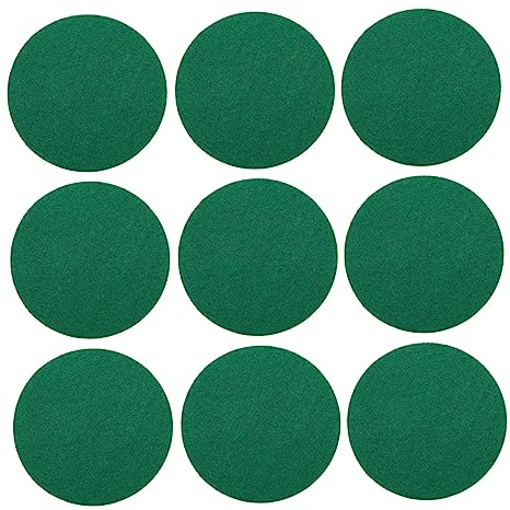 TOGEVAL 10stücke Polyesterfaser Airhockey Pusher Patches Hockey Schläger Pads Airhockey