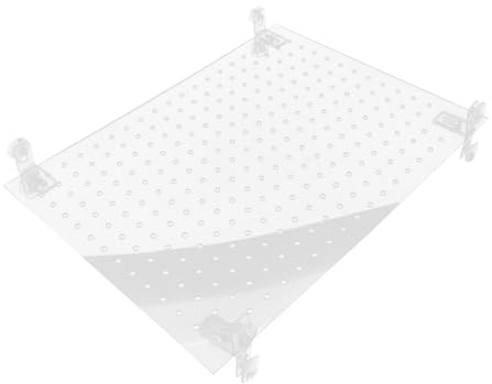 BELLIFFY Aquarium Trennwand Aus Acryl 40X30Cm Mit Verstellbaren Saugnäpfen Effektive Isolationsplatte Für Fischbecken Quarantäne Zucht Und Arten Trennung