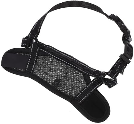 BCOATH Maulkorb Für Bis Große Beisser Atmungsaktives Mesh Bequemes Kauen