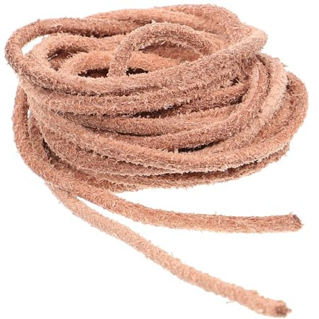 BELLIFFY Cowhide Leather Cord Lanyard Versatile Diy Rope for Handles Jewelry Decor