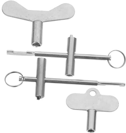 Uonlytech Valve Key for Water Radiator Key for Plumbing Bleeding Air Vent Utility Tool for Gas and Heater Maintenance