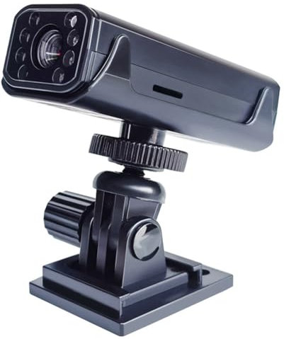 Sctecoau 1 Set A10 Telecamera di Sorveglianza di Rete Remota Wireless WiFi Telecamera Intelligente per Visione Notturna Nera