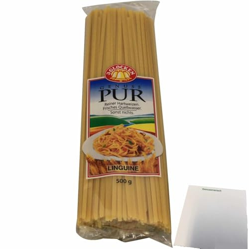 usy Bundle für Birkel 3 Glocken Teigwaren Pur Linguine (500g Packung) + usy Block