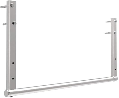 Klimmzugstangen aus Stahl, an Balken montiert, for Oberkörperübungen(Silver,Straight rod)