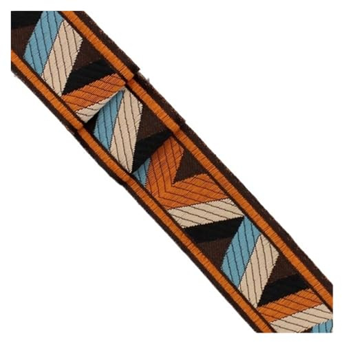 Sangle 1 mètre for vêtements Textile Domestique Matériel de Couture for Ruban Motif géométrique Rideau DIY Décoration canapé(3.5cm)