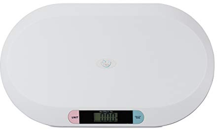 Little Choice Digitale Babywaage, für Neugeborene bis 20 kg, als Stillwaage oder Kleintierwaage, Digitalwaage, weiß