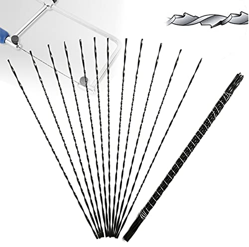 Traforo Per Legno, yuyte 12 lame per sega da taglio con denti a spirale per legno, plastica metallica, sega (01)