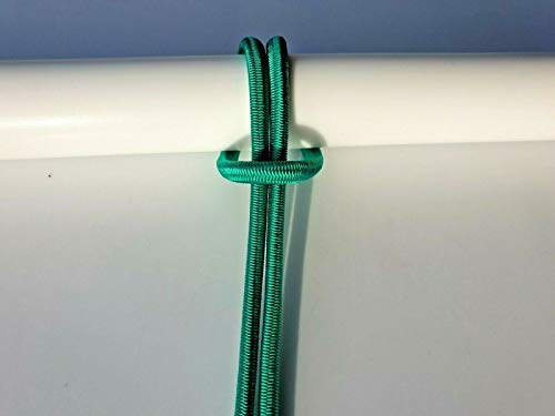 GUMMISEIL Expanderseil Planenseil elastisches Seil ø 8 mm 25 M grün