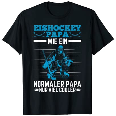 Eishockey Papa Viel Cooler Eishockeyspieler Eishockey T-Shirt