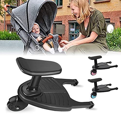 Vihir Buggy Board Trittbrett Mitfahrbrett Passend für Baby Jogger Travel Pram Kinderwagen für 2-6 Jahre alte Kinder, Mit Einer Maximalen Belastung von 25Kg