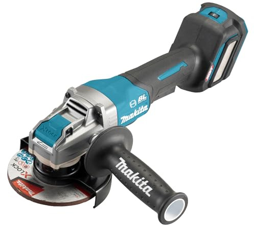Makita GA044GZ Akku-Winkelschleifer 40V max. (ohne Akku, ohne Ladegerät), Petrol, Schwarz