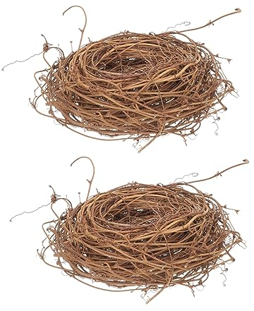 Warmhm 2rollen Kreativer Titel Natur-weidenkranz Für Weihnachtsdekoration Rustikaler Türkranz Für Kreative Bastelprojekte Für Garten Wohnräume Und Feste