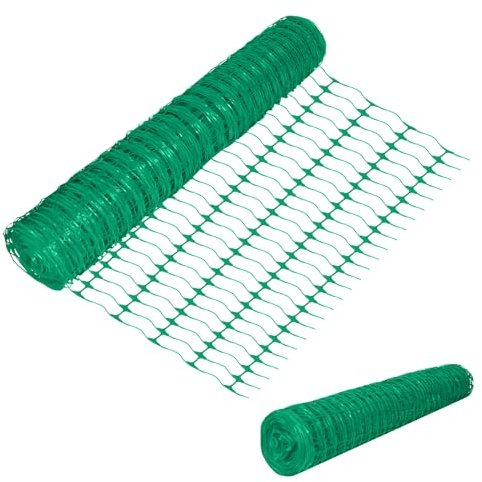 Froadp betestaket 1 m x 80 m hönsstaket, skyddsnät av plast, mobilt staket, multifunktionellt begränsningsstaket, varningsnät, fårstaket, hundstaket, fjäderfänät, byggstaket (grön)