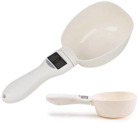 Misurino digitale - Bilancia per misurino per alimenti | Scala graduata | Misurino elettronico portatile con schermo LCD | Bilancia dosatrice digitale per alimenti per animali domestici per cucina