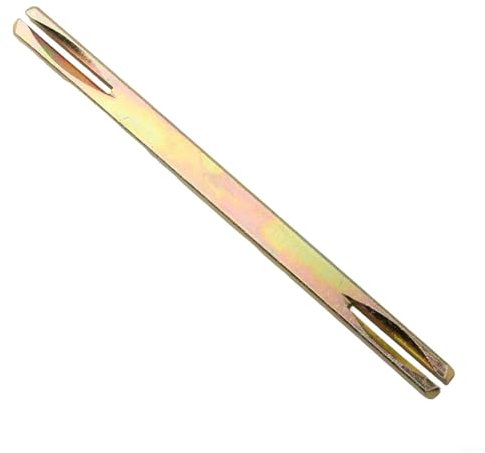 Niceminiwall Square Spindle, 85-130mm Adjustable Length,Galvanised Door Window Handle Iron Pin, Notched Sides, For Window/Door Handle Spindle Bars(120mm)