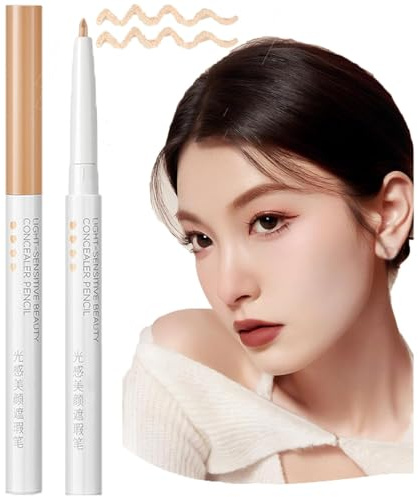 SMXTJBAI Crayon Anti-cernes Multifonction 2025 Waterproof à couvrance Totale Crayon Anti-cernes de beauté Crayon Anti-cernes pour Les Yeux pour Les cernes Affiner la Forme des Sourcils