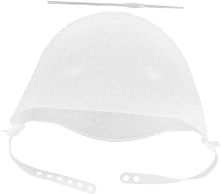 WRITWAA Cuffia Per Tintura Capelli in Silicone Con Gancio Prodotti Per Colorazione Dei Capelli Cuffia Per Mèches Strumenti Riutilizzabili