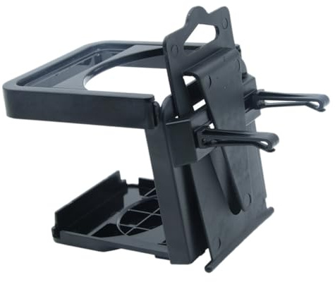 SOPOTUTU Portabicchiere Auto Multifunzionale con Supporto Smartphone Design Ergonomico Pieghevole Portabevande e Porta Telefono e Compatto per e Bocchette Aria
