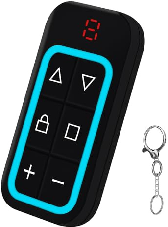 Mando Garaje Universal 433 MHz/868 MHz Mando Puerta Garaje Universal Man-do Gara-je Clonador Comando Garagem UCB-C Recargable Apto para Interruptores de Puertas de Garaje y Persianas Enrollables