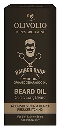 OLIVOLIO Barber Shop Bartöl mit 100% Bio Zedernholz,- und Cannabisöl - ohne Mineralöl und Parabene ! !