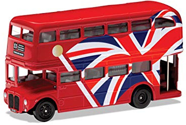 Corgi Best of British, autobus londinese a tema Union Jack