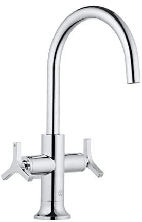 Kludi Deco-201180539 Robinet d'évier à bec fixe Nova Fonte Deco-chrome 21180539 Gris