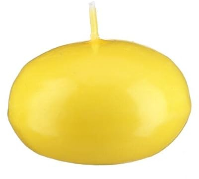 Kopschitz Maxi Schwimmkerzen Gelb Ø 80 x 32 mm, 8 Stück
