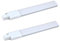 Lámpara PL LED de bombilla compacta G23, bombilla compacta de 2 pines 2pcs G23 Tubo forma de tubo Bulbo fría Blanca 6000K Lámpara de ahorro de energía AC 85-265V Lámpara LED G23, tubo