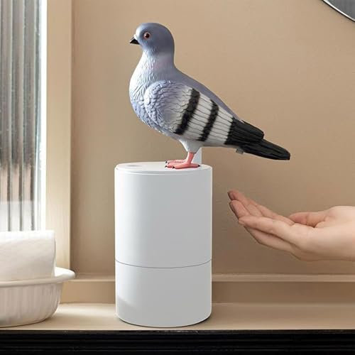 Automatic Foaming Soap Dispenser, Pigeon Shape Foam Hand Washer, Touchless Induction, Hand Sensor Pigeon Automatic Foaming Soap Dispenser for Bathroom