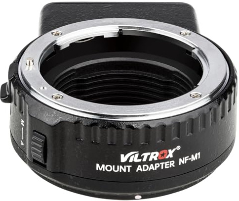 NF-M1 Autofocus Lens Adapter Compatible for Nikon F Mount Lens to M4/3 Camera Iumix g gf gh gx, oIympus e-m e-p e-pl e-pm pen-f, bmpcc 4k (MFT-mount)
