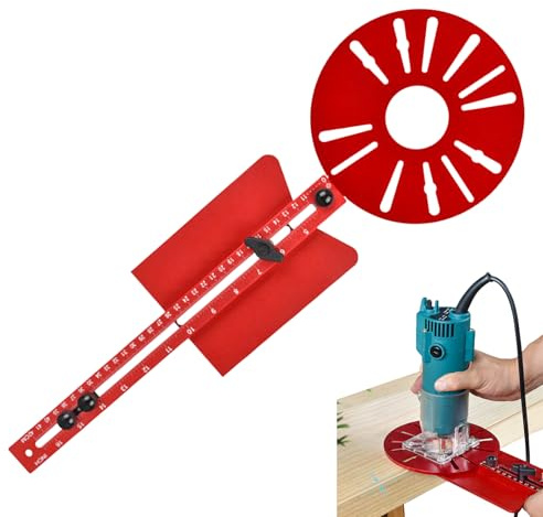 Máquina De Carpintería De Carpintería | Guía Del Enrutador De La Puerta Del Gabinete | Cortador De Ranura Ajustable | Plantilla De Enrutador De Aluminio | Multifuncional | Conveniente Para Usar | 53.3