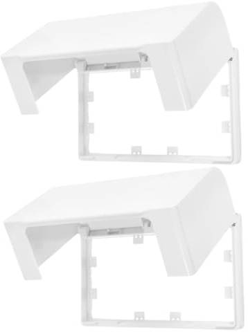 VALICLUD Boîtier Cache Prise Murale Adhésif Étanche 2 Pièces Couvercle De Protection Pour Interrupteur Et Prise Électrique Ps 7.91X4.76X2.95 in Pour Salle De Bains Bureau Hôtel