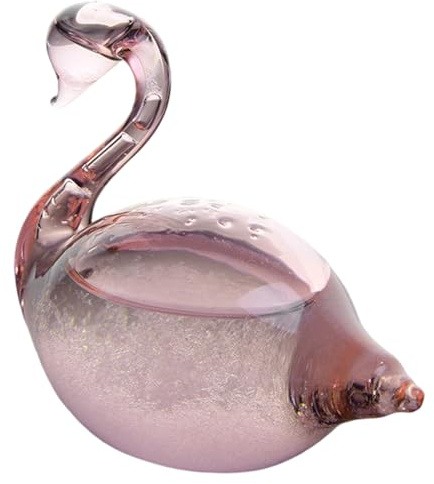 Storm Glass Wear Predictor elegante Swan Storm Glass Weather barómetro de cristal decorativo estación meteorológica para escritorio de oficina