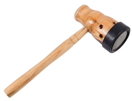 MOBUTOFU Dispositivo de Moxibustión de Madera Natural Soporte para Varillas, Caja Portátil para Masaje de Puntos en Espalda y Abdomen