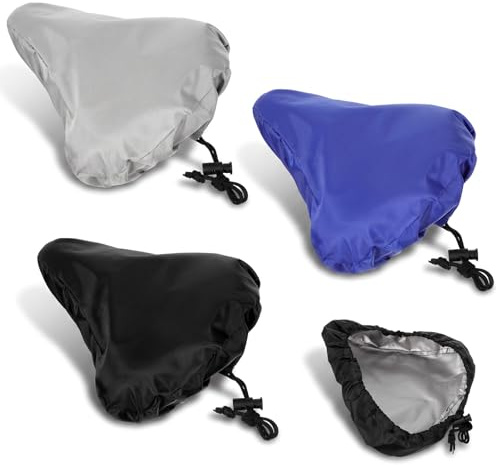 Classicseali 3Pcs Bike Saddle Cover,Waterproof Bike Seat Cover | Oxford Cloth Bicycle Saddle Covers for Rain Sun Dust Wind,Washable Bicycle Seats Covers for City & Casual Bikes