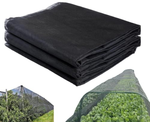 Generico Rete da Giardino per Aiuole Rialzate Schermo Ombreggiante Nero | Rete A Maglia Fine Da Giardino Per La Protezione Di Piante Di , Mirtilli, Fragole, Cespugli, Verdure Contro Animali, E