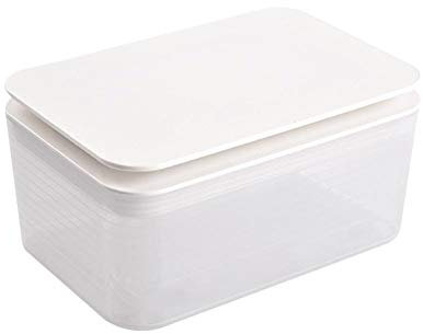 TARTIERY Feuchttücherbox Pflegetücher-Boxen Feuchttücher Aufbewahrungsbox Aus Kunststoff Feuchttücher Spender Feuchttuchbox Papieretui, Serviettenbox Mit Deckel Für Zuhause, Büro