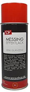 SDV Chemie Messing Effektlackspray 6x 400ml Spraydose Messinglack Metall Effektlack Acryllack Spray