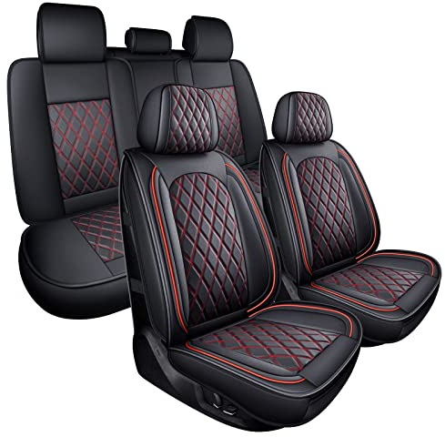 MIROZO Seat Covers for Car,Waterproof Seat Cover Full Set Vehicle Cushion Cover Automotive Seat Protector Breathable Universal Fit for Most Sedan, Truck and SUV for Tacoma Rogue CX5 Chevy