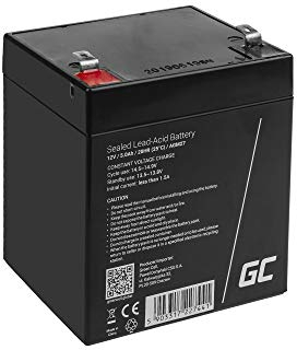 Green Cell® AGM 12V 5Ah Akku VRLA Blei-Batterie Bleiakku Ersatzakku Gelakku Akkubatterie Zyklenfest Unbemannt Spielzeug | Elektro Spielzeug| Alarm | Notstrom | Kinderfahrzeuge| Kinder-Quad