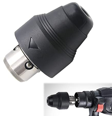 Bohrfutter Drill Chuck Bohrfutter Schnellspann 2-Loch 2-Schlitz-Bohrfutter Professional Schnellspannbohrfutter Mini Schnellspannbohrfutter für GBH 2600,2-26,2-28,4-32,36 VLI,VF-LI,3-28 DFR