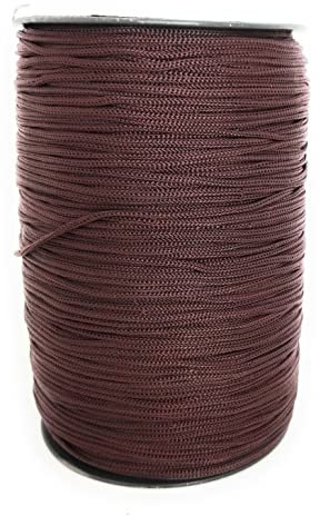 LE ANTICHE MERCERIE Cordoncino Thai per Borse all' Uncinetto Rocca 500GR Vari Colori (Marrone 22)