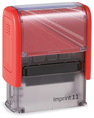 Stempel Firmenstempel Adresstempel Trodat Imprint 11 ROT mit Ihrem Wunschtext personalisieren 3-4 Zeilen Abdruckgröße: 38 x 14 mm