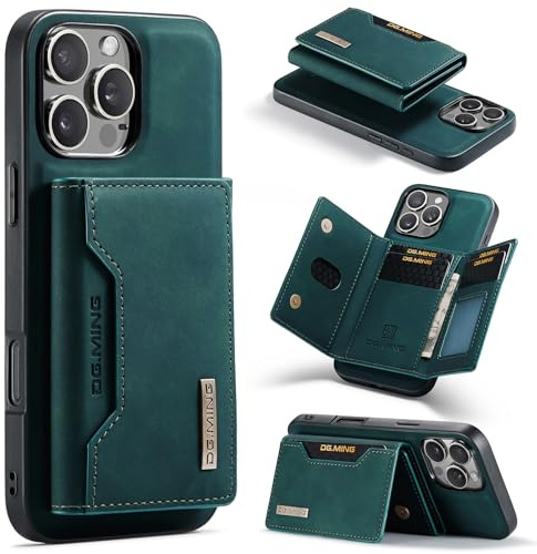 ZCDAYE for iPhone 16 Pro Max Case with Magnetic Wallet, Blue | Premium Leather Phone Case with Card Holder, Powerful Magnets, Practical Cases for Women Man, Durable Protective Phone Cover