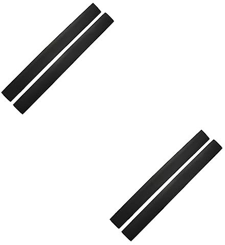 SHOWERORO 4pièces Couvre-gap Silicone Pour Cuisinière Anti-salissures Et Étanchéité Pour Espaces Entre Comptoir Et Plaque De Cuisson Résistant Chaleur Facile à Installer Nettoyer