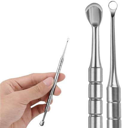 Wjelet Outil de manucure 2 en 1, design anneau, adapté pour le soin des ongles, remplacement idéal pour Staleks Pro Expert, dispose d'une extrémité en fer à cheval et d'une extrémité annulaire pour un